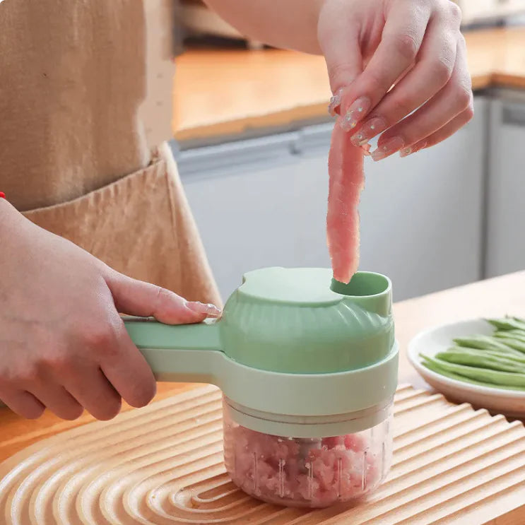 Home Fashion Wireless Hand-held Vegetable Cutter