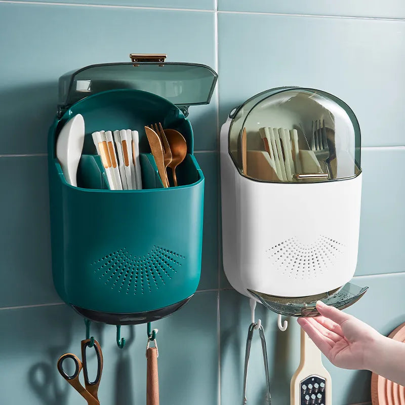 Wall-Mounted Chopsticks Holder