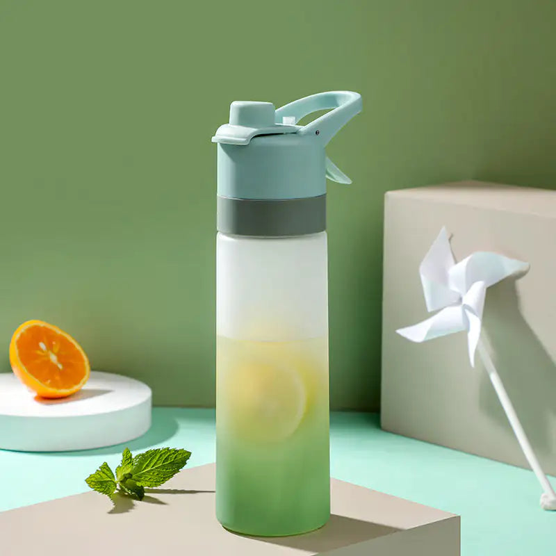 Spray Water Bottle For Girls Outdoor Sport Fitness Water Cup Large Capacity Spray Bottle Drinkware Travel Bottles Kitchen Gadgets