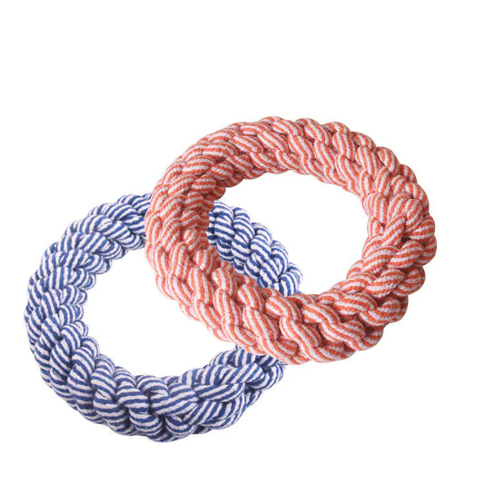 Cotton Rope Ball Dog Toy for Teeth and Molar Care