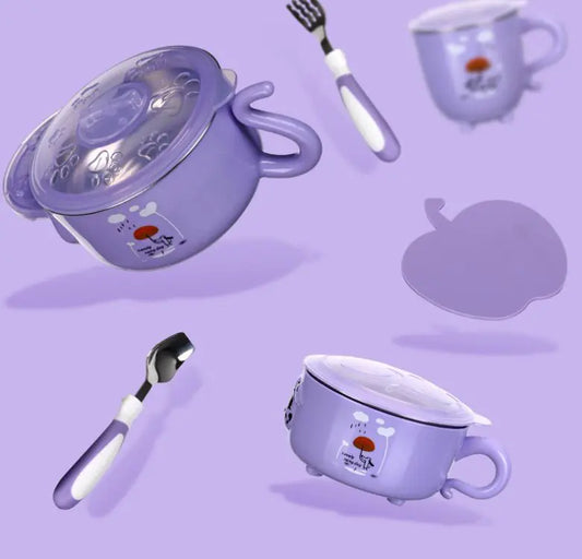 Kids Tableware, Insulated Bowl, Baby Food Bowl