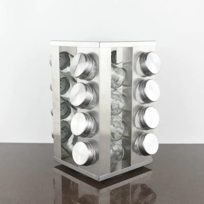 Stainless Steel Seasoning Storage Jar for Kitchen