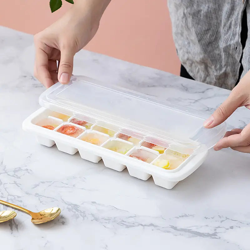 1pc Ice Cube Mold with Lid - Summer Ice Cream Tray