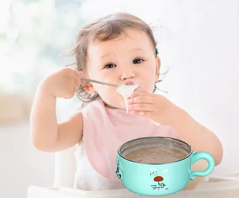 Kids Tableware, Insulated Bowl, Baby Food Bowl