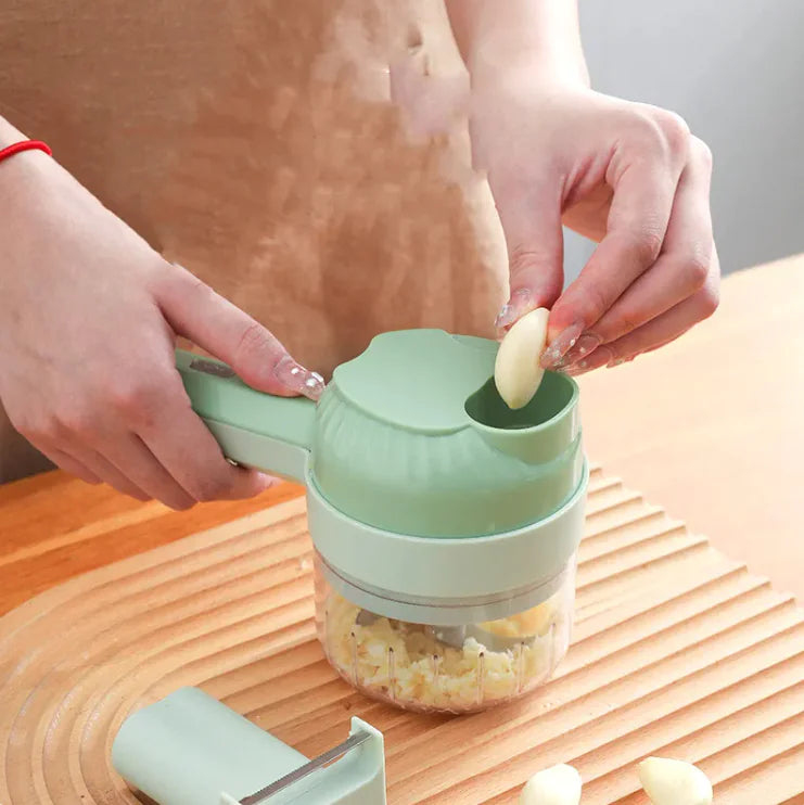Home Fashion Wireless Hand-held Vegetable Cutter