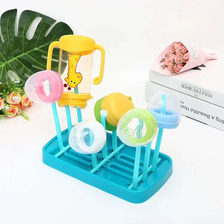 Foldable Portable Baby Bottle Drying and Draining Rack