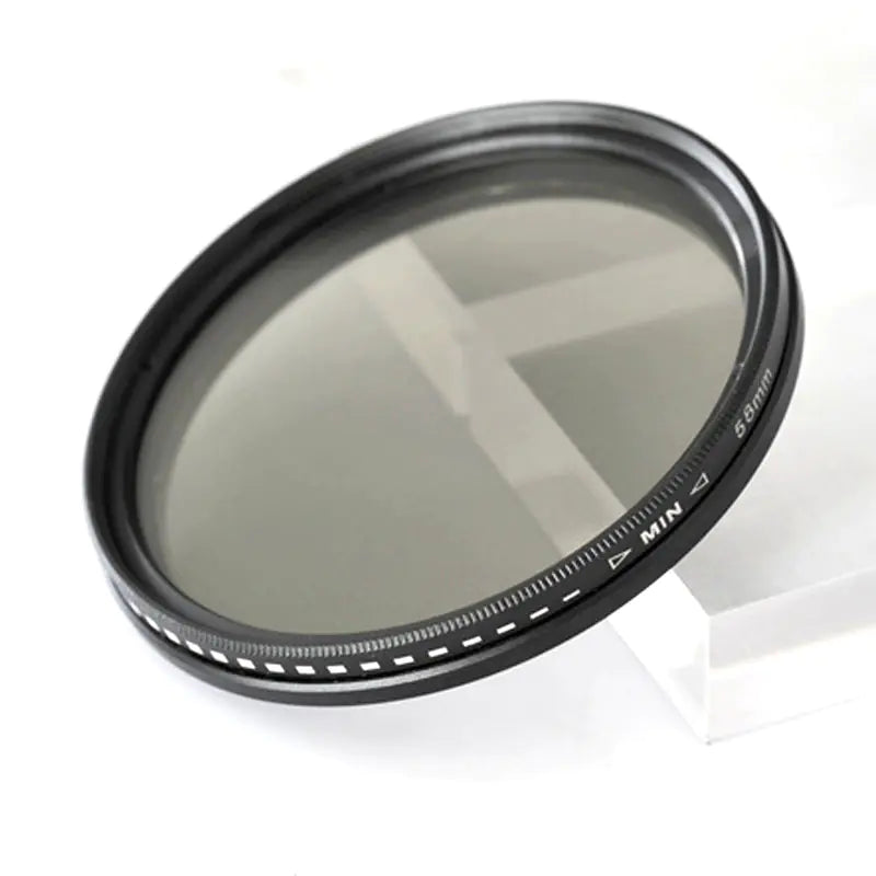 Adjustable ND Filter for Cameras - Multi-Caliber