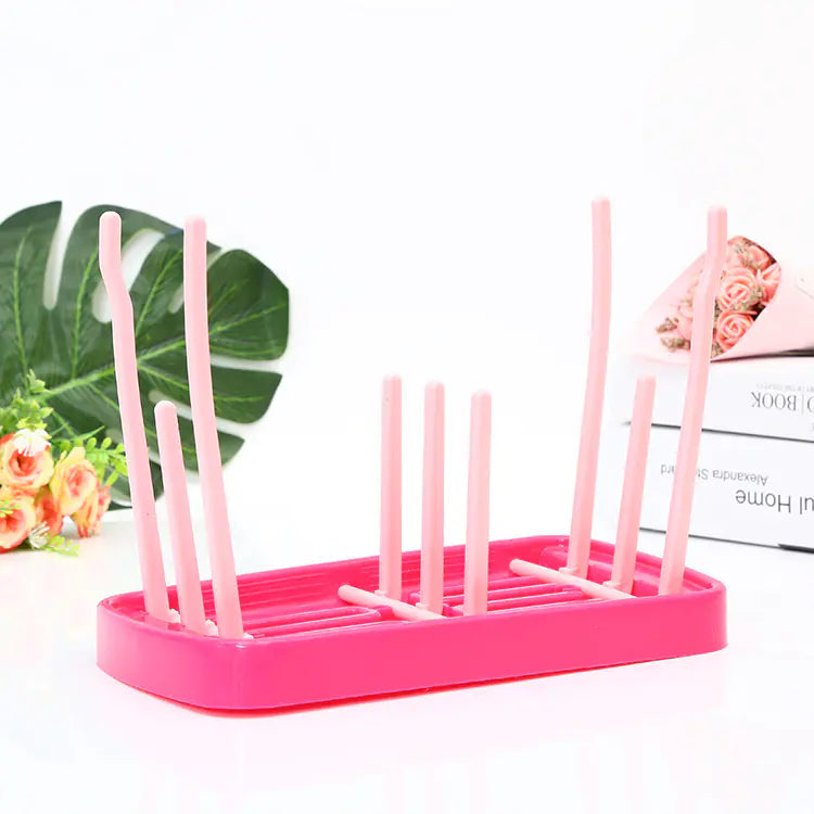 Foldable Portable Baby Bottle Drying and Draining Rack