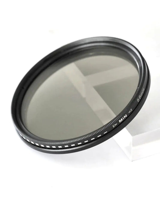 Adjustable ND Filter for Cameras - Multi-Caliber