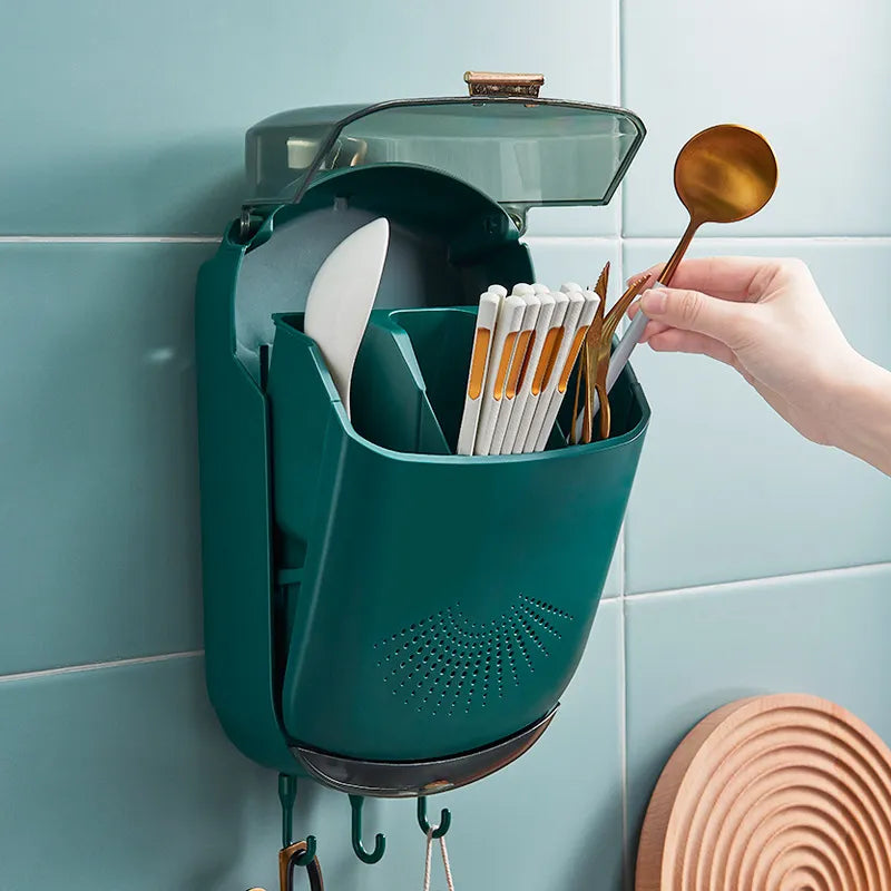 Wall-Mounted Chopsticks Holder