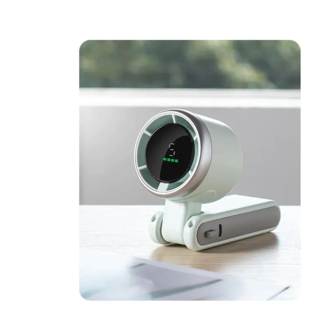 180° Folding Turbo Neck Fan Handheld