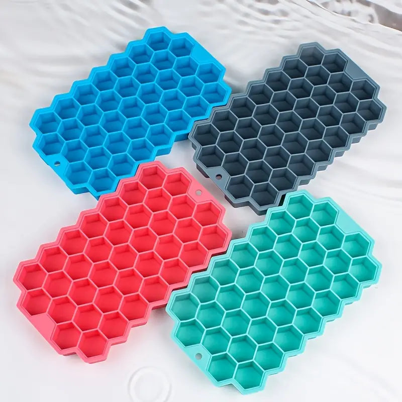 Honeycomb Silicone Ice Cube Tray - Flexible Mold (1pc)