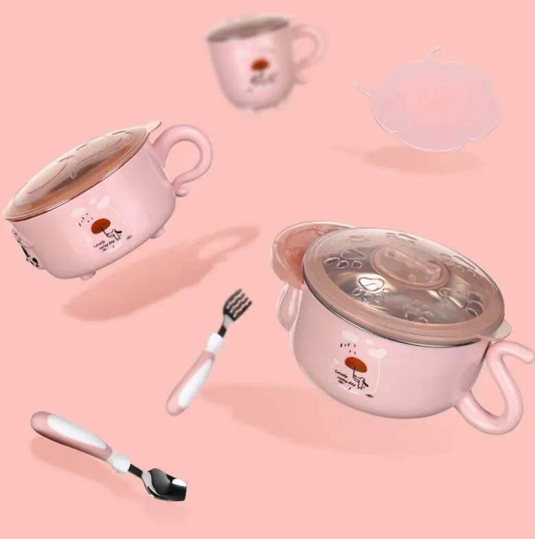Kids Tableware, Insulated Bowl, Baby Food Bowl