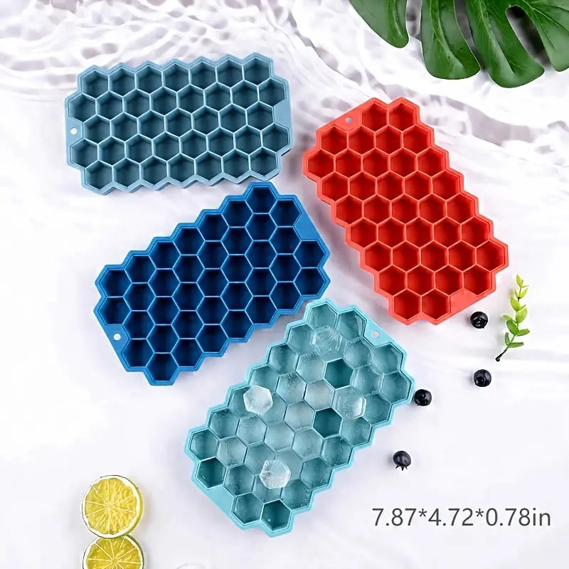 Honeycomb Silicone Ice Cube Tray - Flexible Mold (1pc)