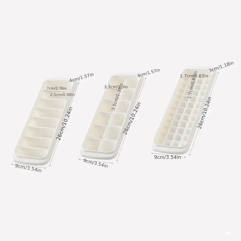 1pc Ice Cube Mold with Lid - Summer Ice Cream Tray