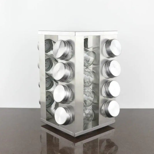 Stainless Steel Seasoning Storage Jar for Kitchen