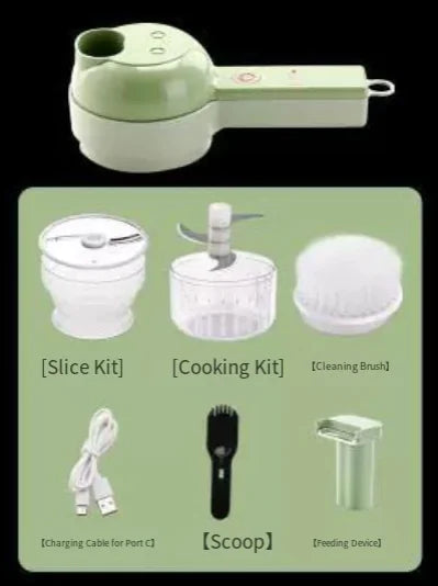 Home Fashion Wireless Hand-held Vegetable Cutter